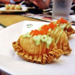 Wasabi Salad Prawn Dumpling