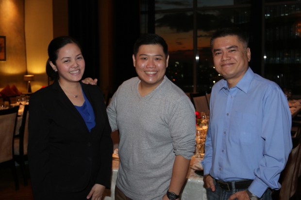 With Ms. Celine Arenillo, Director of Marketing Communications for Discovery Suites, and Mr. Gerry San Miguel, www.dude4food.blogspot.com