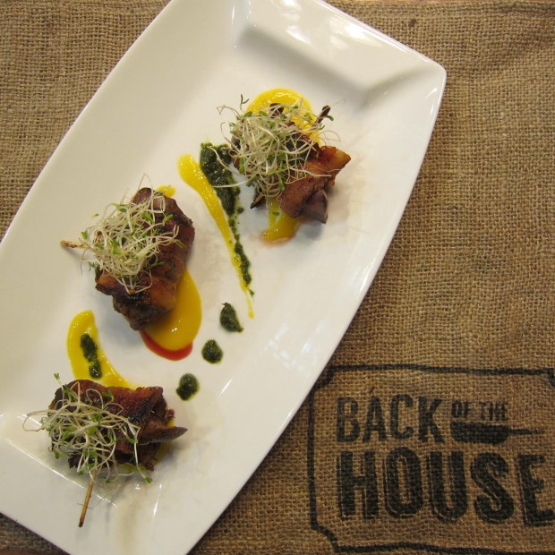 Duo of Liver and Bacon