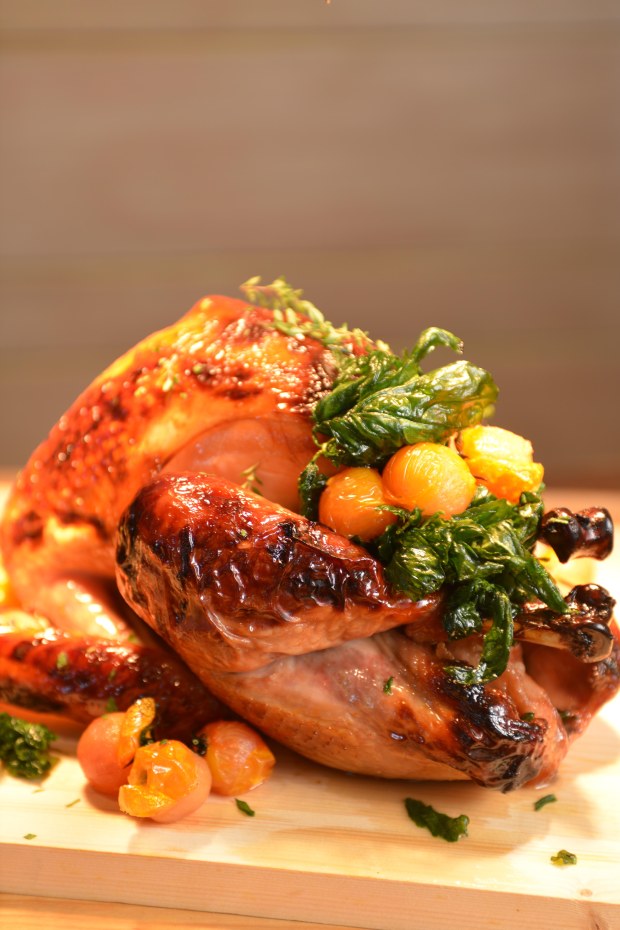 Apple-Brined Roast Turkey