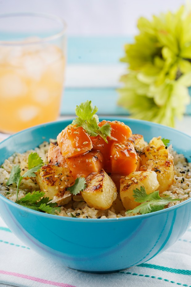 MAYA - SWEET N’ SPICY SALMON POKE in PINEAPPLE BROWN RICE.JPG