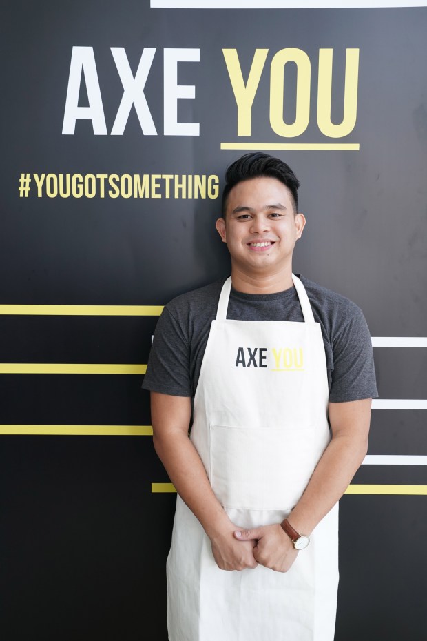 The winner of the Axe You Masterclass with Chef Nicco Santos, Kit Gerona.JPG
