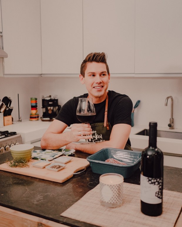 Tasting The Naked Foodie Wine.JPG