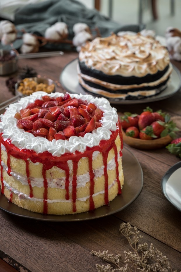 Cravings strawberry Shortcake and Naked Devil's Foodcake.jpg